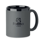 Branded Soft-Touch Mug for Engraving in Grey