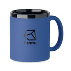 Branded Soft-Touch Mug for Engraving in Blue