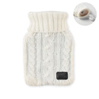 Branded Hot Water Bottle with Knitted Cover 400ml