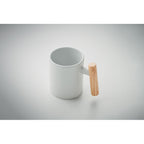 Branded Mug with Wooden Handle without branding