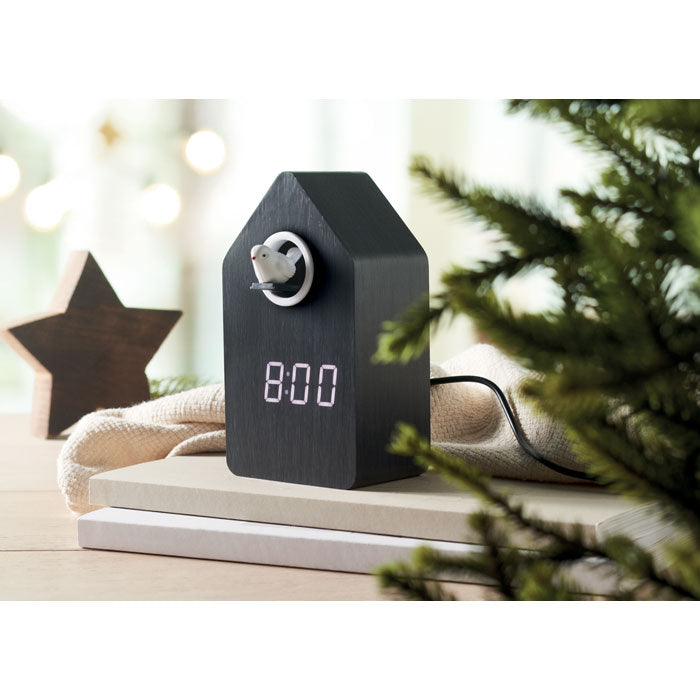 Branded MDF Cuckoo Alarm Clock without branding
