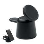 Branded 3 in 1 Wireless Charger with Phone Holder