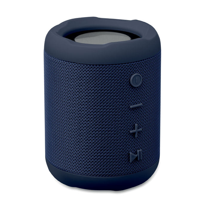 Branded ABS and RPET 5W Wireless Speaker in Blue