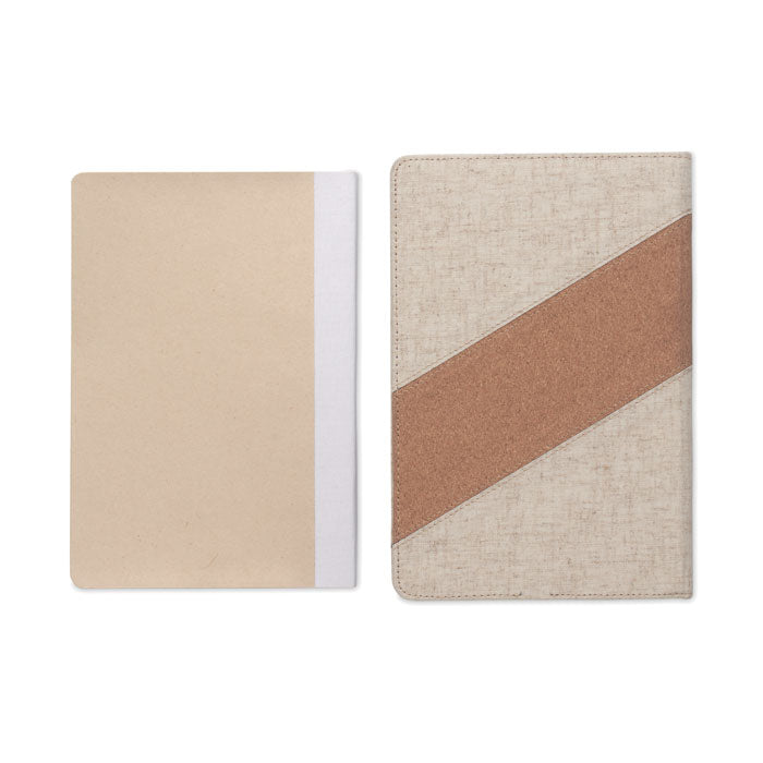 Branded A5 Notebook with 15W Wireless Charger without branding