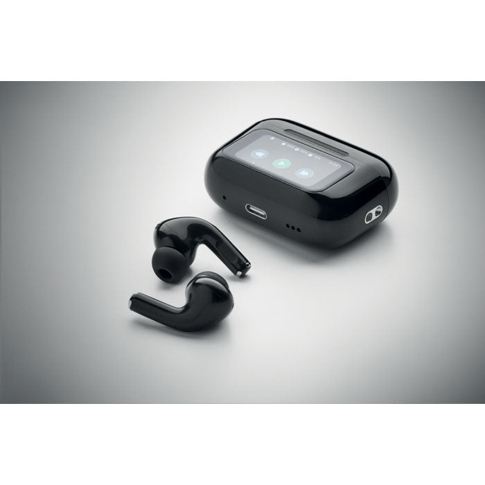 Branded ANC TWS Earbuds with Touch Display without branding