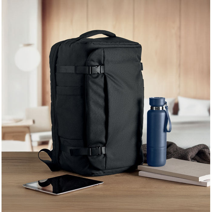 Branded Large Carry-on Travel Bag in use