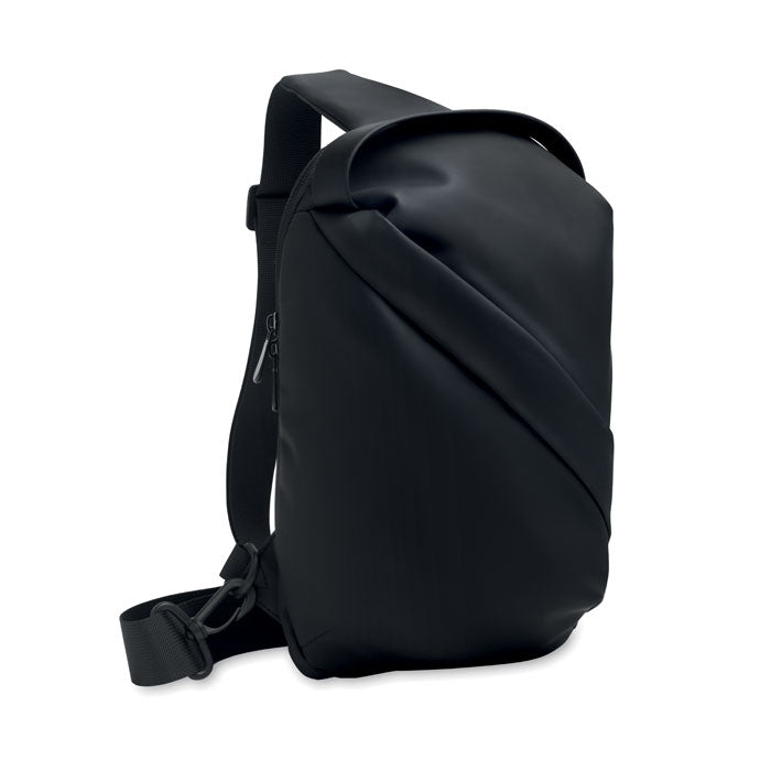 Branded Cross Chest Bag in Soft PU without branding