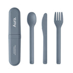 Branded PLA Cutlery Set with Case