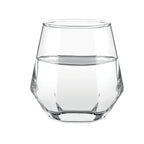 Branded geometric whisky glass