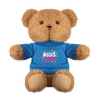 Branded 23cm Teddy Bear Plush with T-Shirt in Blue