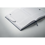 Branded A5 Perpetual Daily Planner Notebook without branding