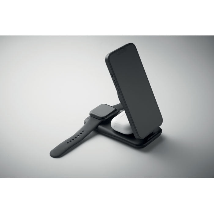 Branded 3 in 1 Magnetic Wireless Charging Station without branding
