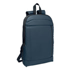 Branded Expandable 600D RPET Backpack in Blue
