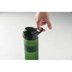 Branded RPET Bottle with Silicone Grip in use