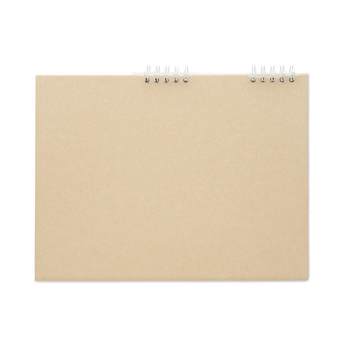 Branded Desk Calendar with Memo Pad and Sticky Notes without branding