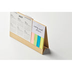 Branded Desk Calendar with Memo Pad and Sticky Notes without branding
