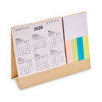 Branded Desk Calendar with Memo Pad and Sticky Notes