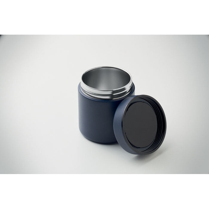 Branded Double Wall Food Jar 500ml in use