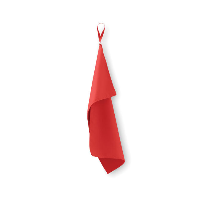 Branded Microfibre Towel 30 x 50cm in Red