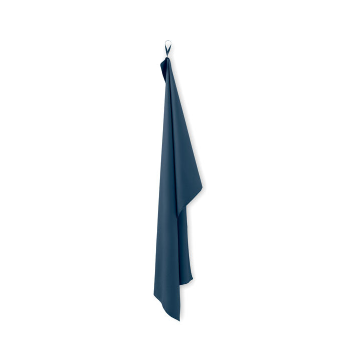 Branded Microfibre Towel 70 x 120cm in Blue