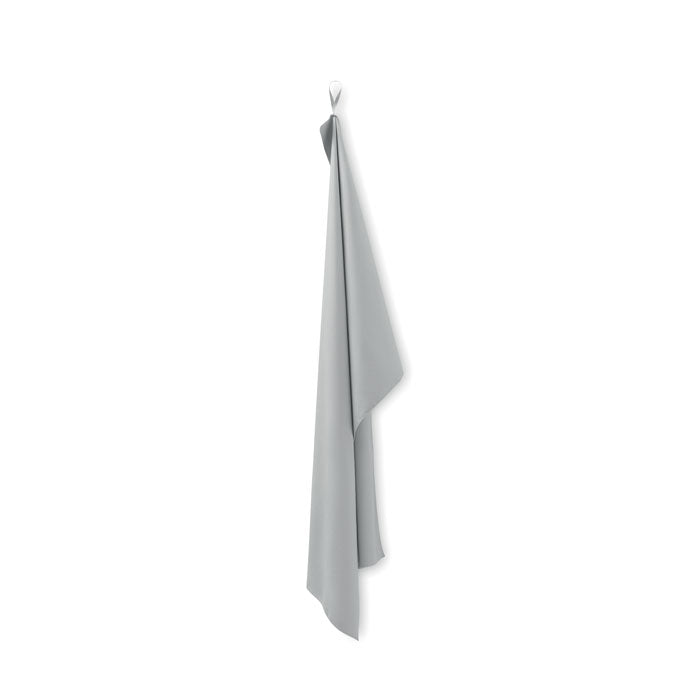 Branded Microfibre Towel 70 x 120cm in Grey