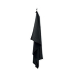 Branded Microfibre Towel 100 x 150cm in Black