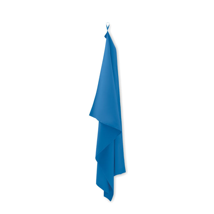 Branded Microfibre Towel 100 x 150cm in Blue