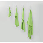 Branded Microfibre Towel 100 x 150cm in use