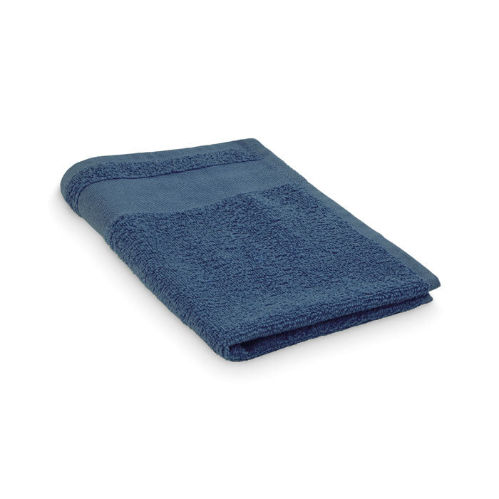 Branded Cotton Guest Towel 30 x 50cm in Blue