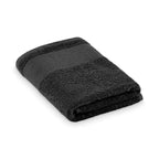 Branded Cotton Hand Towel 50 x 100cm in Black