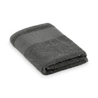 Branded Cotton Hand Towel 50 x 100cm in Grey