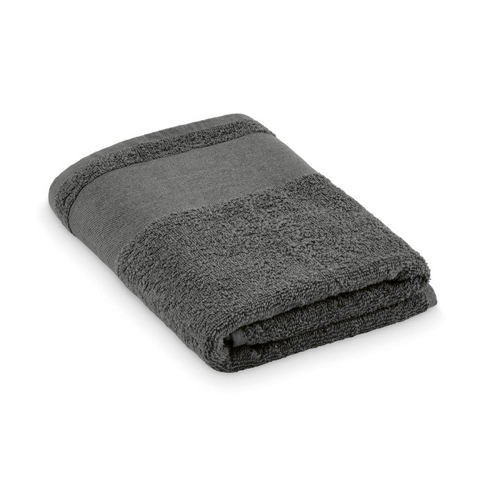 Branded Cotton Hand Towel 50 x 100cm in Grey