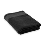 Branded Cotton Bath Towel 100 x 150cm in Black