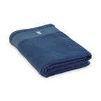 Branded Cotton Bath Towel 100 x 150cm in Blue