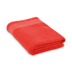 Branded Cotton Bath Towel 100 x 150cm in Red
