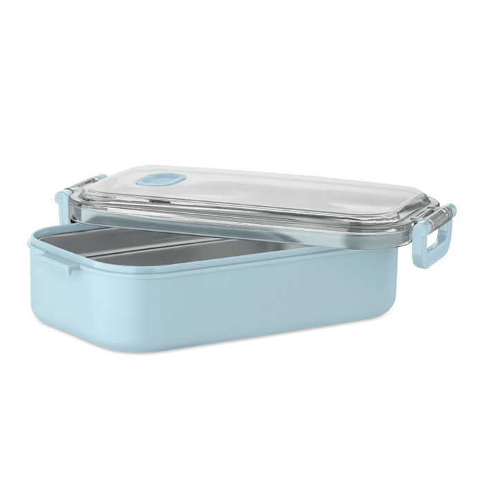 Branded PP Lunch Box with Stainless Steel Inner Layer without branding