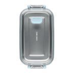 Branded PP Lunch Box with Stainless Steel Inner Layer without branding