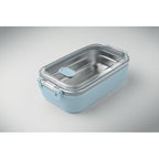 Branded PP Lunch Box with Stainless Steel Inner Layer in use