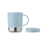 Branded Mug with Steel Base and Sliding Lid without branding