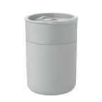 Branded PP Tumbler with Sliding Lid in Grey