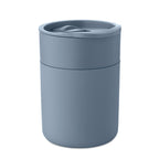 Branded PP Tumbler with Sliding Lid in Blue