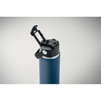 Branded Vacuum Bottle with Sip Straw Handle without branding