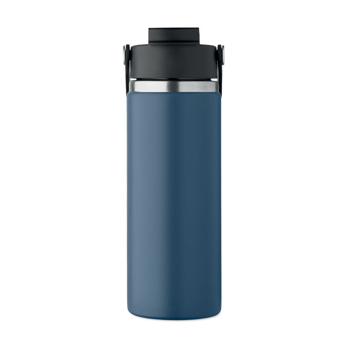 Branded Vacuum Bottle with Sip Straw Handle without branding