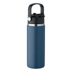 Branded Vacuum Bottle with Sip Straw Handle without branding