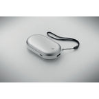 Branded Aluminium Electric Hand Warmer with Power Bank in use