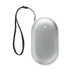 Branded Aluminium Electric Hand Warmer with Power Bank without branding