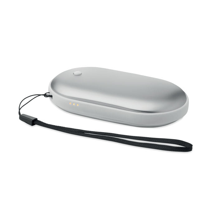 Branded Aluminium Electric Hand Warmer with Power Bank