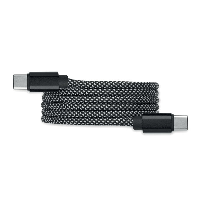 Branded Braided Magnetic RPET Charging Cable without branding