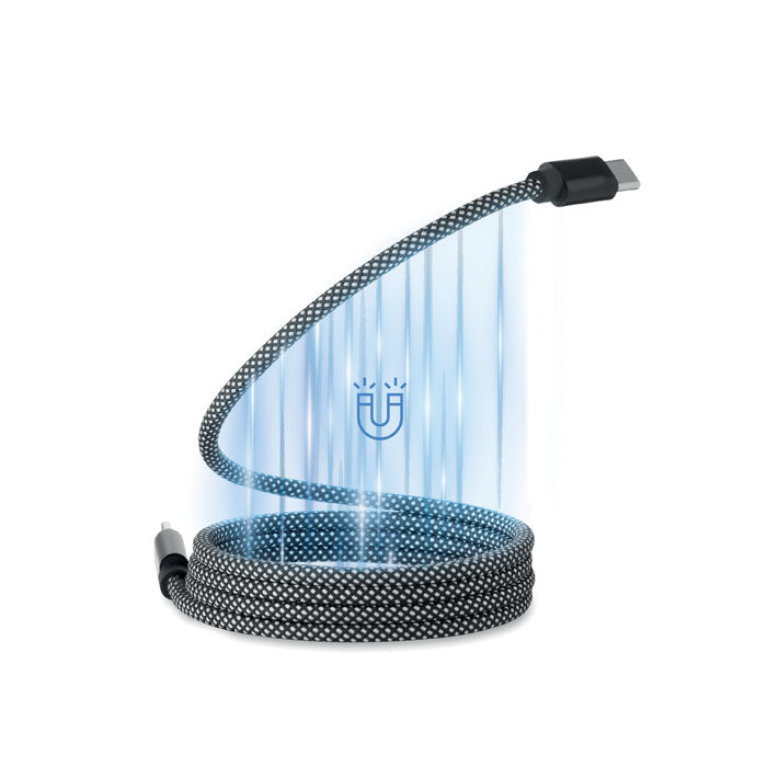 Branded Braided Magnetic RPET Charging Cable