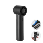 Branded Portable Hand Held Fan in Black